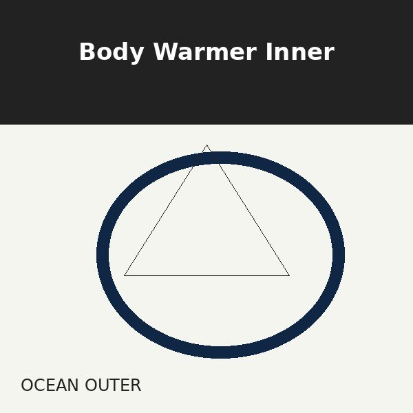 Body Warmer Inner - Ocean Outer