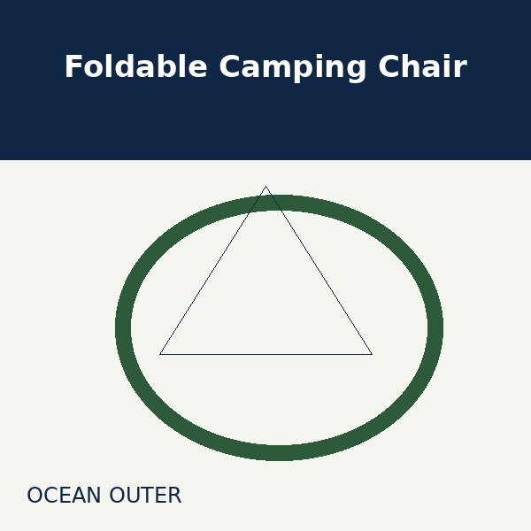 Foldable Camping Chair - Ocean Outer
