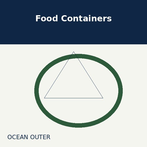 Food Containers - Ocean Outer Food Containers - Ocean Outer